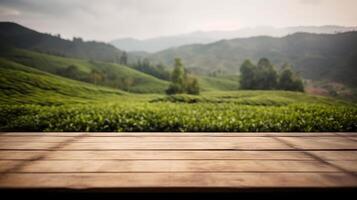 Cleanse wooden table a humble bunch of time as of late tea house establishment. Creative resource, photo