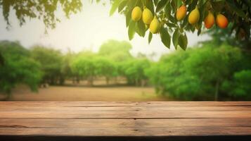 Cleanse wooden table particular of time as of late mango tree foundation. Creative resource, photo