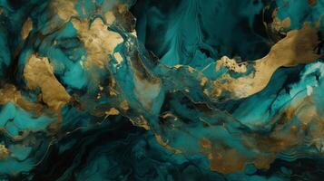 Theoretical Brilliant Blue Jade foundation. photo