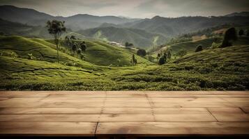 Cleanse wooden table a humble bunch of time as of late tea house foundation. Creative resource, photo