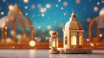 Ramadan holiday background. Illustration photo