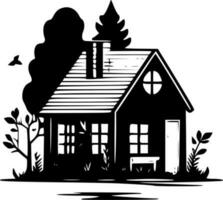 Cottage - High Quality Vector Logo - Vector illustration ideal for T-shirt graphic