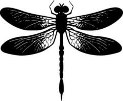 Dragonfly - Minimalist and Flat Logo - Vector illustration