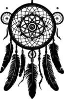 Dream Catcher - Minimalist and Flat Logo - Vector illustration