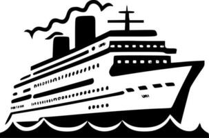 crucero - minimalista y plano logo - vector ilustración