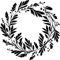 Wreath - High Quality Vector Logo - Vector illustration ideal for T-shirt graphic