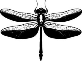 Dragonfly - Minimalist and Flat Logo - Vector illustration