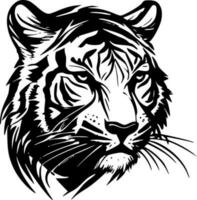 Tigers, Minimalist and Simple Silhouette - Vector illustration