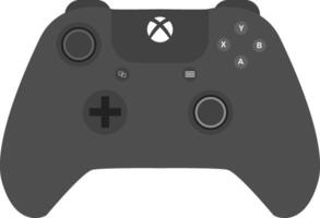 Game controller, illustration, vector on a white background.