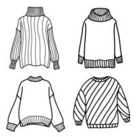 winter sweaters vector