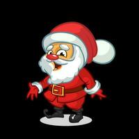 Christmas cartoon of Santa Claus. Vector illustration