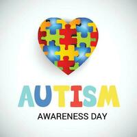 Autism Day Background. vector