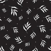 pattern of tropical leaves vector