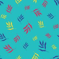 pattern of tropical leaves vector