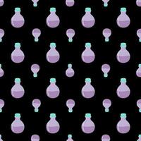 bottles seamless pattern vector