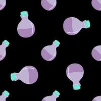 bottles seamless pattern vector