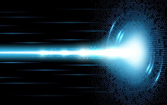 grande datos Internet tecnología red corriente vector