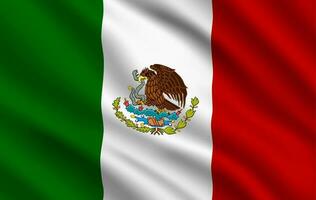Mexican flag, Mexico country national identity vector