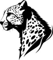 Cheetah Print, Minimalist and Simple Silhouette - Vector illustration