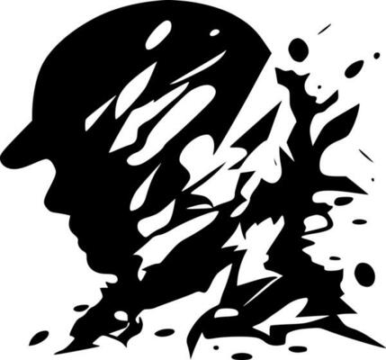 Camo, Minimalist and Simple Silhouette - Vector illustration