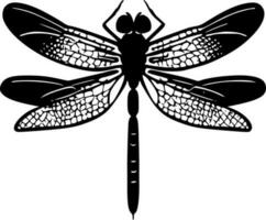 Dragonfly - Minimalist and Flat Logo - Vector illustration