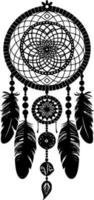 Dream Catcher - High Quality Vector Logo - Vector illustration ideal for T-shirt graphic