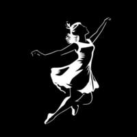 danza - alto calidad vector logo - vector ilustración ideal para camiseta gráfico