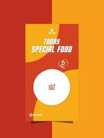 fastfood menu poster vector