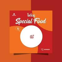 special fastfood menu flyer vector