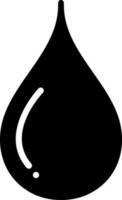 solid icon for water vector