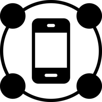 sólido icono para caracteristicas vector