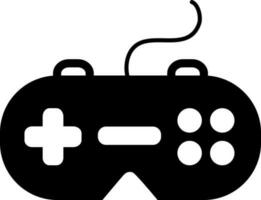 solid icon for joystick vector