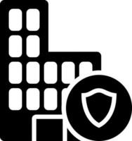 solid icon for business vector
