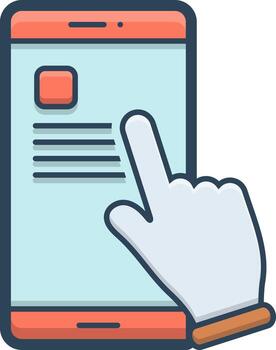 solid icon for command vector