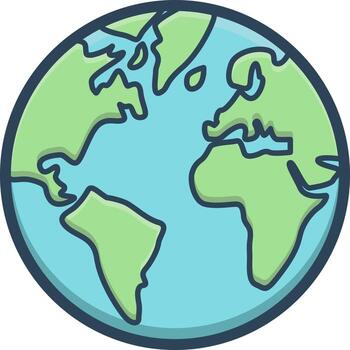 solid icon for vector