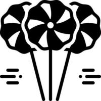 solid icon for lolipop vector