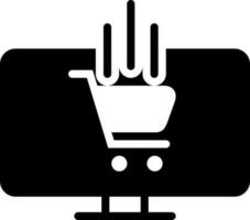 solid icon for ecommerce vector