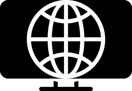solid icon for web vector