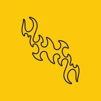 Dynamic Flames Vector Collection for Apparel and Print