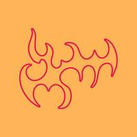 Dynamic Flames Vector Collection for Apparel and Print