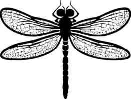 Dragonfly - Minimalist and Flat Logo - Vector illustration