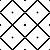 Seamless geometric pattern minimalism modern style black line color and white background. vector