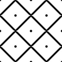 Seamless geometric pattern minimalism modern style black line color and white background. vector