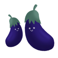 süß lila Aubergine png