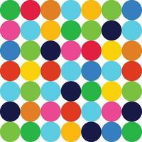circle background with beautiful flat color vector