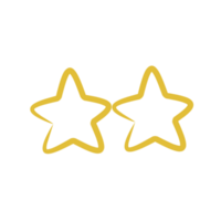 Yellow rating star png