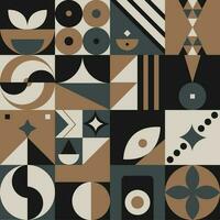 Abstract geometric pattern design in modern style. Vector illustration.