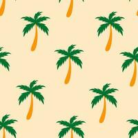 Palm tree seamless pattern vector