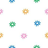 Childish abstract seamless pattern vector