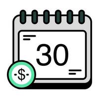Perfect design icon of calendar vector
